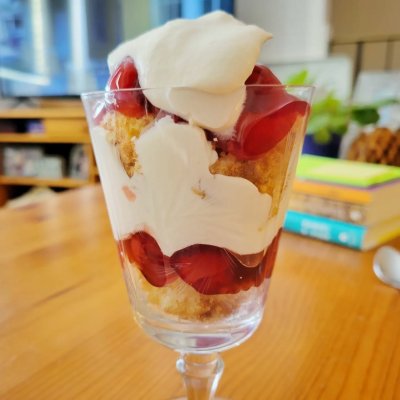 Cherry trifle.